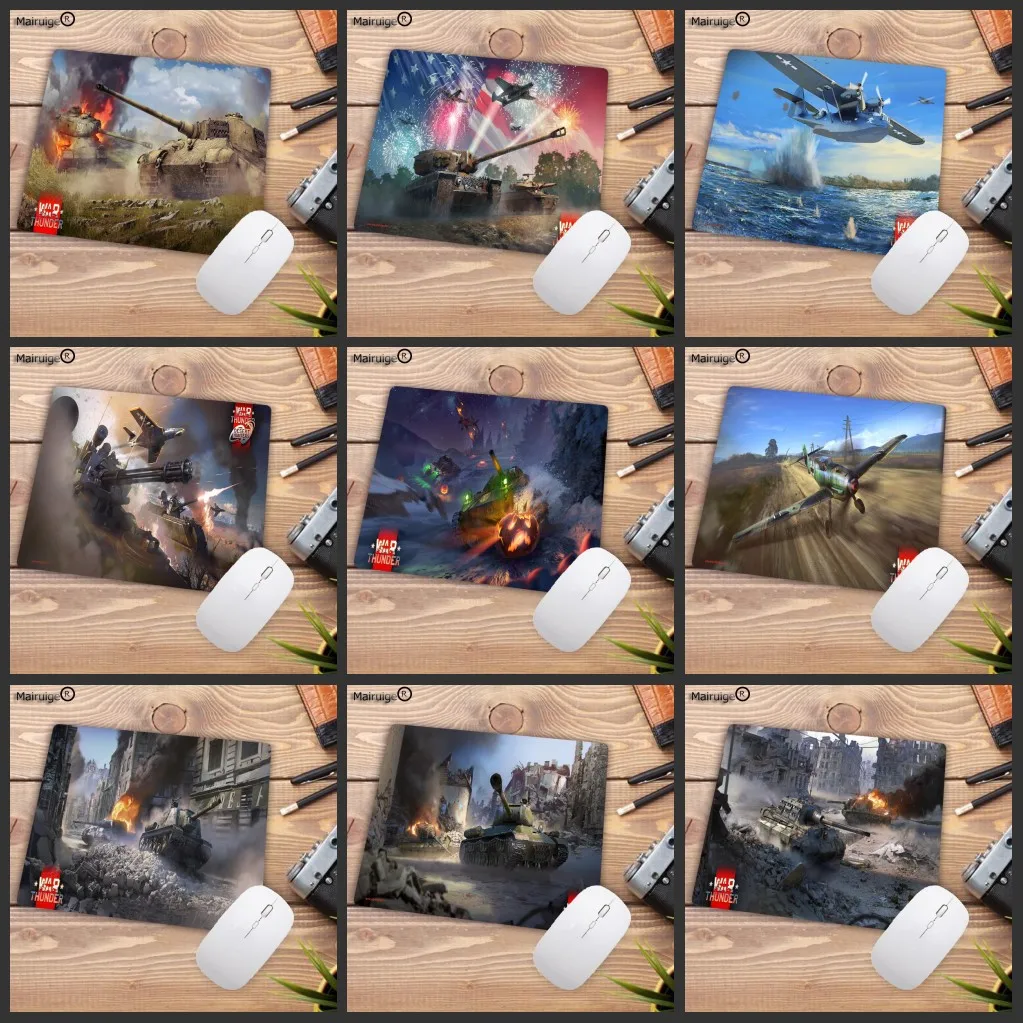 Mairuige Big Promotion War Thunder Customized Laptop Gaming Keyboard Mouse Pad Small Size for 18x22x0.2cm Gaming Mousepads
Mairuige Big Promotion War Thunder Customized Laptop Gaming Keyboard Mouse Pad Small Size for 18x22x0.2cm Gaming Mousepads