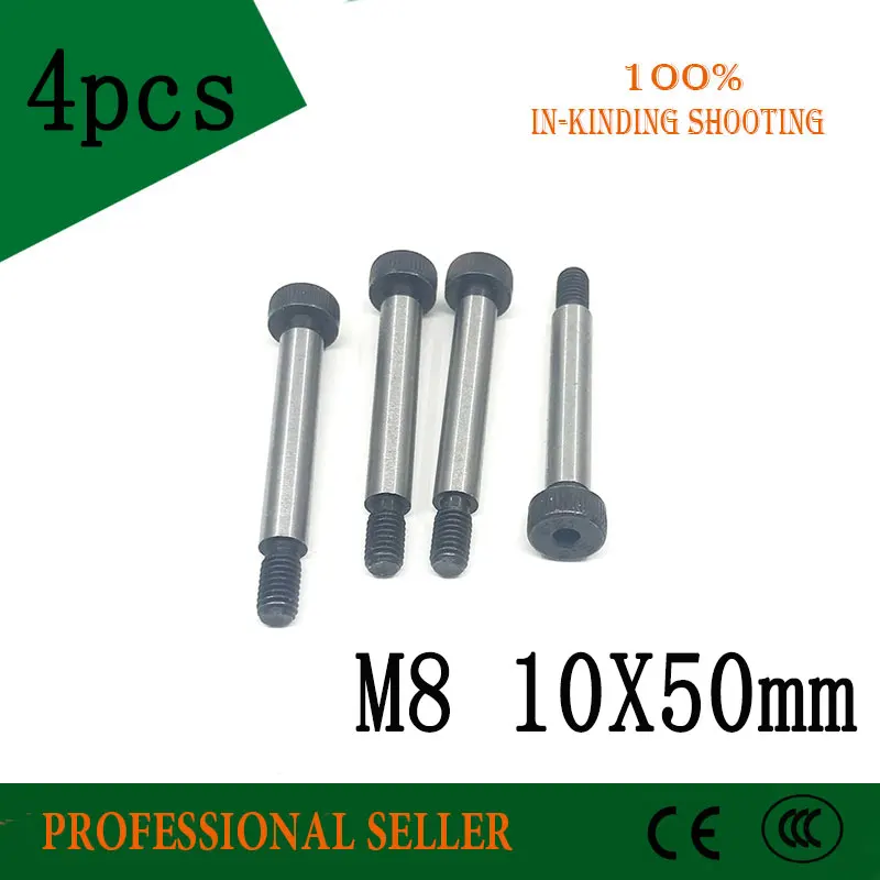 4 Pieces M8 Threaded 10 x 50mm 12.9 Grade Alloy Steel Hexagon Socket Head Shoulder Screw Bolt
4 Pieces M8 Threaded 10 x 50mm 12.9 Grade Alloy Steel Hexagon Socket Head Shoulder Screw Bolt