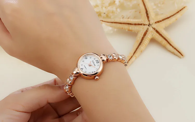 Hot Sale Rose Gold Heart Bracelet Watch Women Ladies Fashion Crystal Dress Quartz Wristwatches Relogio Feminino GO095
Hot Sale Rose Gold Heart Bracelet Watch Women Ladies Fashion Crystal Dress Quartz Wristwatches Relogio Feminino GO095