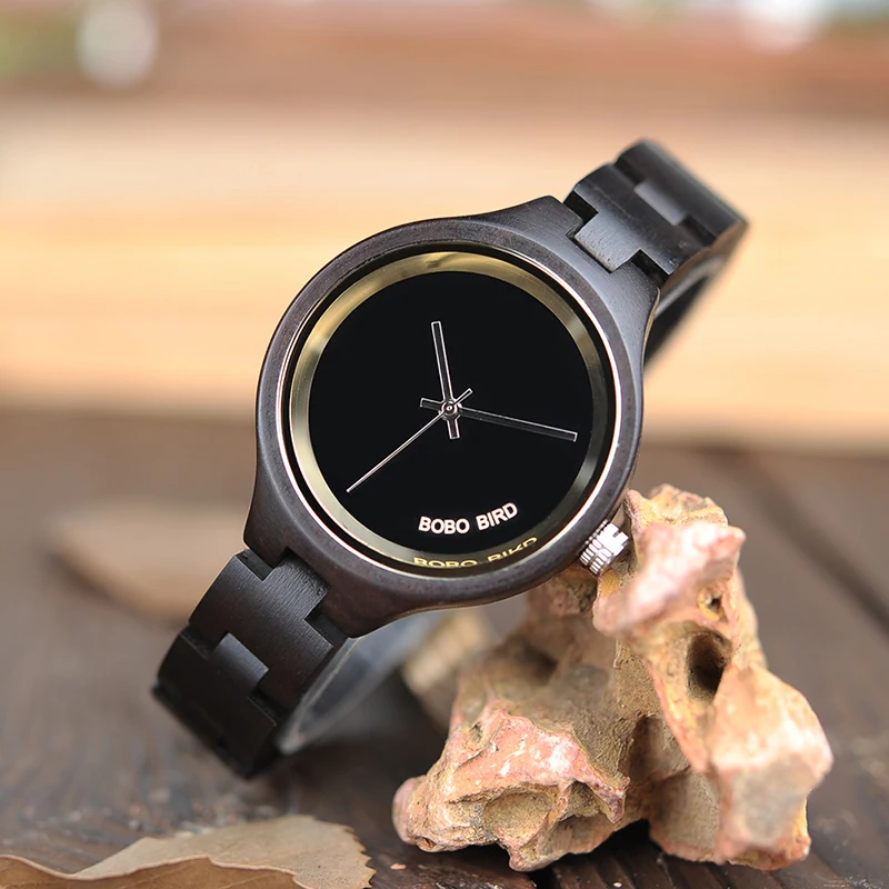 BOBO BIRD Women Watch Wooden Bamboo Quartz Watches Ladies Wristwatch relogio feminino with Full Wood Band in Gift Box
BOBO BIRD Women Watch Wooden Bamboo Quartz Watches Ladies Wristwatch relogio feminino with Full Wood Band in Gift Box
