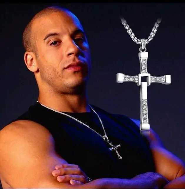 Цепочка с подвеской в виде Креста Иисуса кристаллами|cross pendant necklace|pendant necklacenecklace for