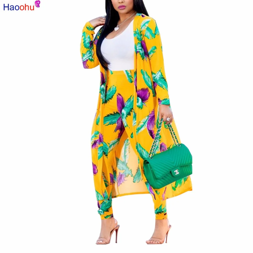 HAOOHU Sexy 2 Piece Set Women Clothes 2018 Long Cardigan Tops+Pants Suits Casual Autumn Winter Outfits Two Piece Matching Sets
HAOOHU Sexy 2 Piece Set Women Clothes 2018 Long Cardigan Tops+Pants Suits Casual Autumn Winter Outfits Two Piece Matching Sets
