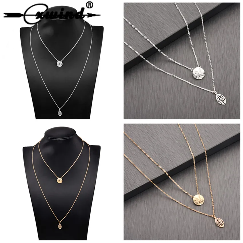 

Cxwind Bohemia Multilayer Sport Ball Choker Necklace Statement Baseball Oval Ball Pendant Necklace for Women Men Chain collares