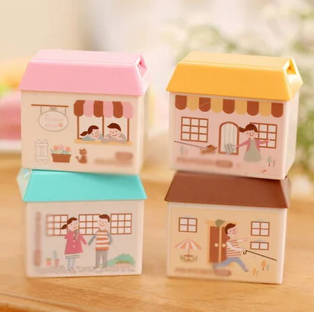 12 pcs/lot Kawaii Cartoon House Shape Pencil Sharpener For School Kids Stationery Supplies(tt-4792)
12 pcs/lot Kawaii Cartoon House Shape Pencil Sharpener For School Kids Stationery Supplies(tt-4792)