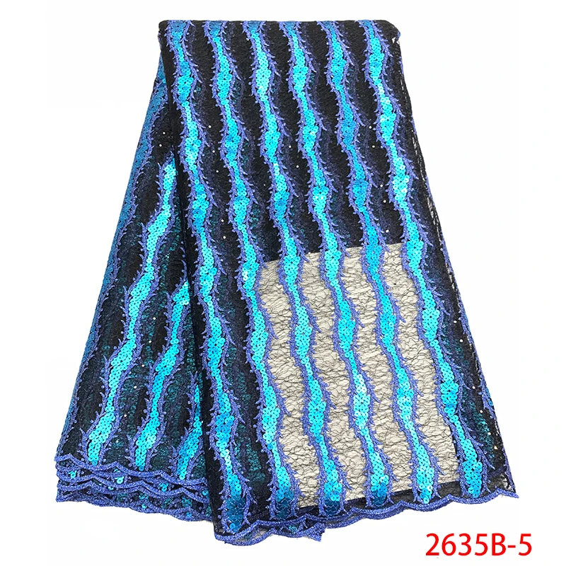 Fashion Luxury Blue Sequins Lace Fabrics for Wedding Dresses High Quality African Nigerian Mesh Net Lace with Sequins APW2635B-5
Fashion Luxury Blue Sequins Lace Fabrics for Wedding Dresses High Quality African Nigerian Mesh Net Lace with Sequins APW2635B-5
