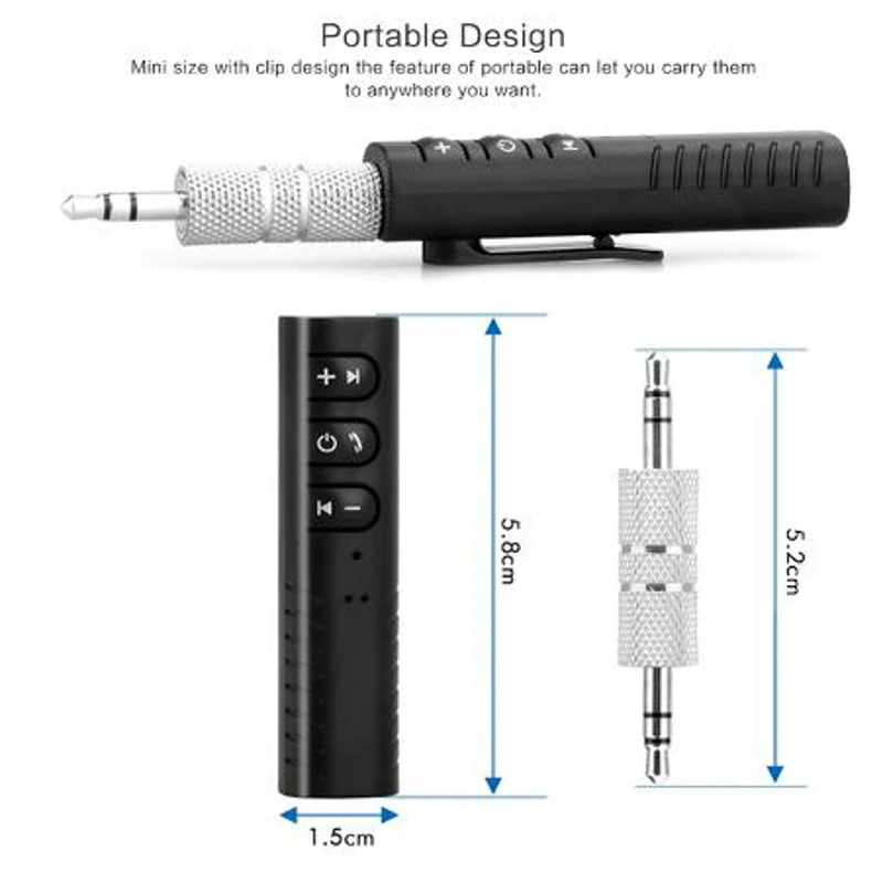 New Wireless Bluetooth Receiver 3.5mm Bluetooth Audio Adapter Music Receiver Bluetooth Car AUX Earpod Headphone Speaker Adapter
New Wireless Bluetooth Receiver 3.5mm Bluetooth Audio Adapter Music Receiver Bluetooth Car AUX Earpod Headphone Speaker Adapter