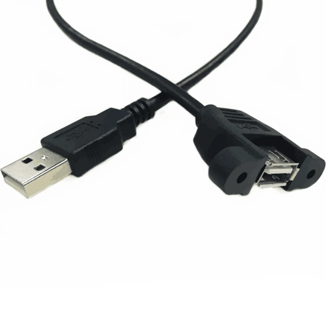 Etmakit удлинитель 30 см USB 2 0 A Male to USB2.0 Female литая Панель Крепление порт Кабель