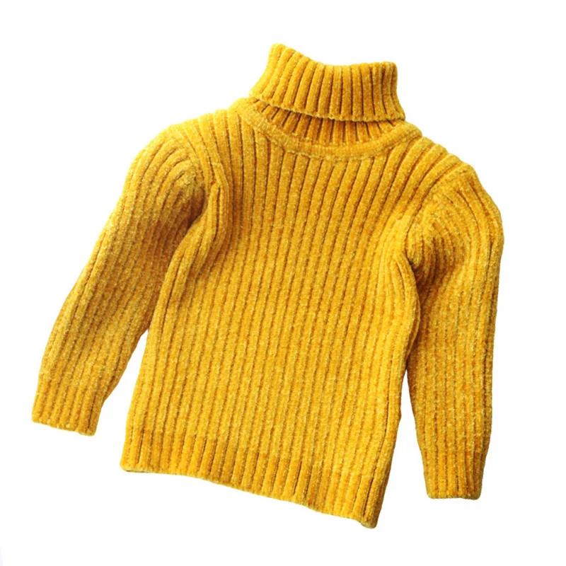 Свитер для маленьких девочек 2018 г. осенне зимний детский свитер толстый теплый