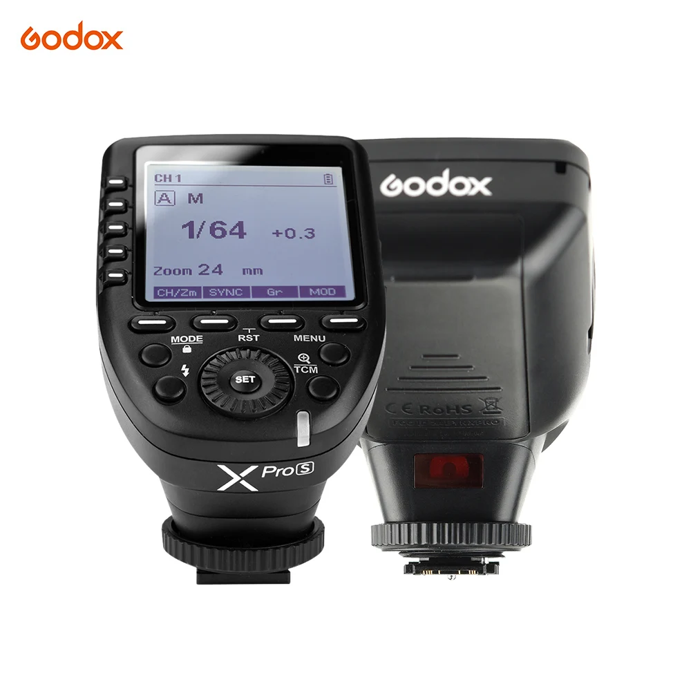 Godox XproS TTL беспроводной триггерный передатчик вспышки поддержка Autoflash 1/HSS большой