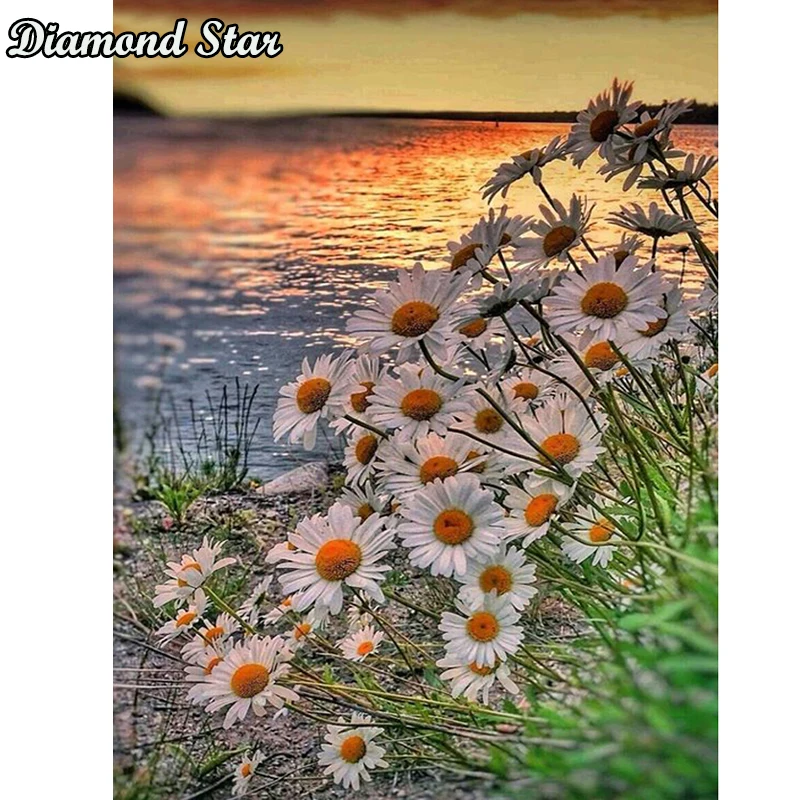 Full Square Drill 5D DIY Diamond Painting Flowers lake sunrise Embroidery Cross Stitch 3D Home Deco
Full Square Drill 5D DIY Diamond Painting Flowers lake sunrise Embroidery Cross Stitch 3D Home Deco