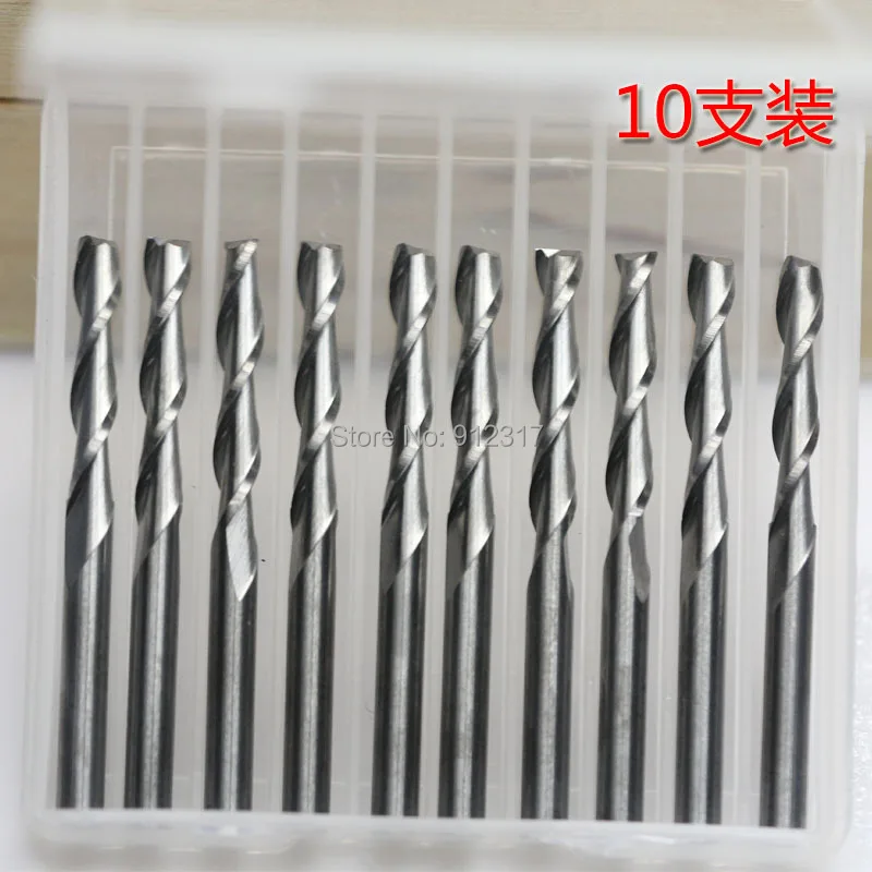 10pcs 4*25MM Two Flutes Spiral Carbide Cutters, CNC Router Tools, Engraving Tool Bits
10pcs 4*25MM Two Flutes Spiral Carbide Cutters, CNC Router Tools, Engraving Tool Bits