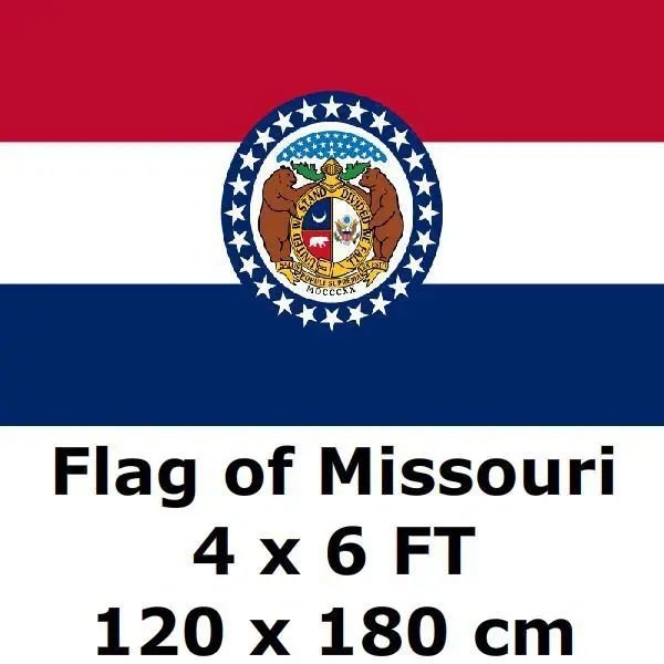 Missouri Flag 4X6FT 100D Polyester State of US USA American United States Flags and Banners For Home Decoration
Missouri Flag 4X6FT 100D Polyester State of US USA American United States Flags and Banners For Home Decoration