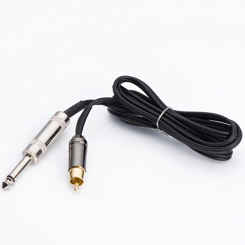 6 FT Premium RCA Plug Tattoo Clip Cord for Tattoo Machine Power Supply Black and Clear Color 1 pcs
6 FT Premium RCA Plug Tattoo Clip Cord for Tattoo Machine Power Supply Black and Clear Color 1 pcs