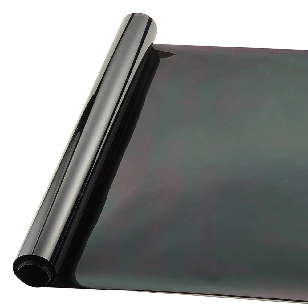 AuMoHall 0 5*30 м черная оконная Тонировочная пленка стекло 9% рулон 2 слойная домашняя