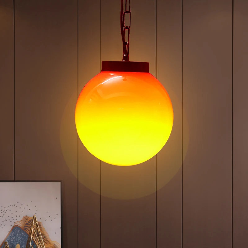 E27 подвесной светильник круглый Потолочный Воздушный шар AC85-265V для гостиной кафе