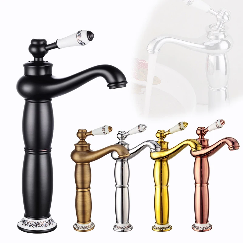 MOIIO New Golden Fashion Bathroom Basin Faucet Rose Gold Tall Basin Faucet Deck mounted single handle bathroom faucet
MOIIO New Golden Fashion Bathroom Basin Faucet Rose Gold Tall Basin Faucet Deck mounted single handle bathroom faucet