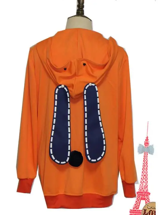 Anime Compulsive Gambler Runa Yomozuki cosplay costume hoodie jacket coat lolita punk girls rabbit | Мужская одежда