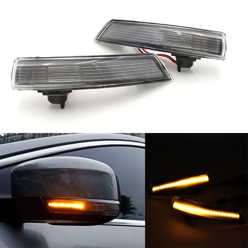 Niscarda 2Pcs Amber Dynamic Flowing LED Rearview Mirror Turn Signal Indicator Blinker Repeater Light For Ford Focus 2 3 Mondeo
Niscarda 2Pcs Amber Dynamic Flowing LED Rearview Mirror Turn Signal Indicator Blinker Repeater Light For Ford Focus 2 3 Mondeo
