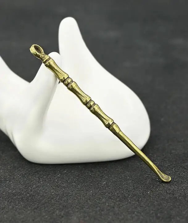Collectable Chinese Pure Brass Carved Slub Crving Earpick Exquisite Small Pendant Statues
Collectable Chinese Pure Brass Carved Slub Crving Earpick Exquisite Small Pendant Statues