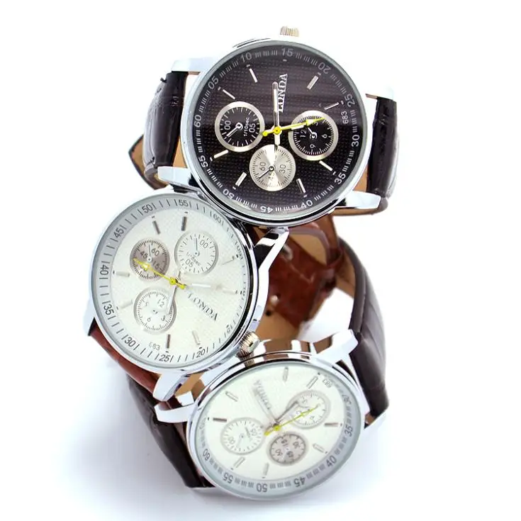 New Arrive Leather Band Watches Men Top Brand Relogio Masculino Men Sports Clock Analog Quartz Wrist Watches londa-14
New Arrive Leather Band Watches Men Top Brand Relogio Masculino Men Sports Clock Analog Quartz Wrist Watches londa-14