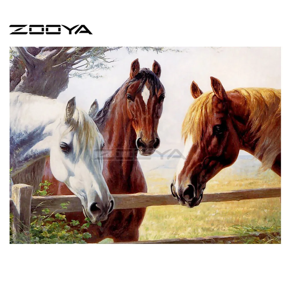 ZOOYA Diamond Embroidery Three Horses Diamond Painting Cross Stitch Full Round Rhinestone Mosaic Home Decoration R2396
ZOOYA Diamond Embroidery Three Horses Diamond Painting Cross Stitch Full Round Rhinestone Mosaic Home Decoration R2396