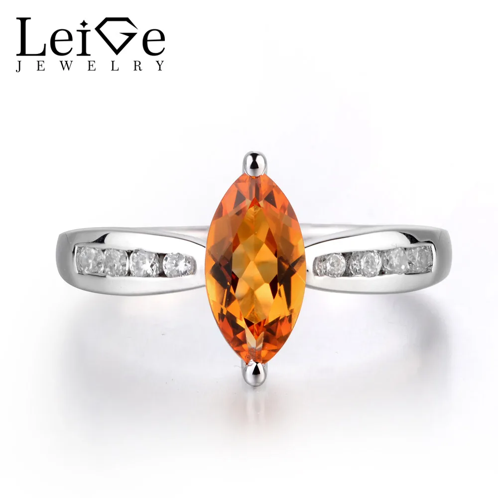Leige Jewelry Natural Citrine Ring Engagement Ring Marquise Cut Yellow Gemstone Solid 925 Sterling Silver Romantic Gift for Girl
Leige Jewelry Natural Citrine Ring Engagement Ring Marquise Cut Yellow Gemstone Solid 925 Sterling Silver Romantic Gift for Girl