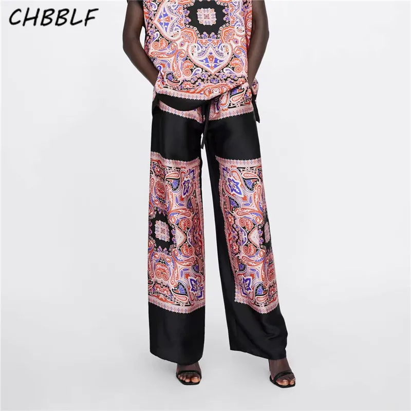 Женские широкие брюки CHBBLF, длинные брюки с узорами Пейсли, завязками и эластичной резинкой на талии, XSZ1934
Женские широкие брюки CHBBLF, длинные брюки с узорами Пейсли, завязками и эластичной резинкой на талии, XSZ1934
