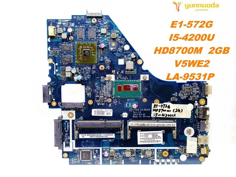 Оригинальный Для ACER E1-572 Материнская плата ноутбука E1-572G I5-4200U HD8700M 2 Гб V5WE2 LA-9531P испытанное хорошее Бесплатная доставка
Оригинальный Для ACER E1-572 Материнская плата ноутбука E1-572G I5-4200U HD8700M 2 Гб V5WE2 LA-9531P испытанное хорошее Бесплатная доставка