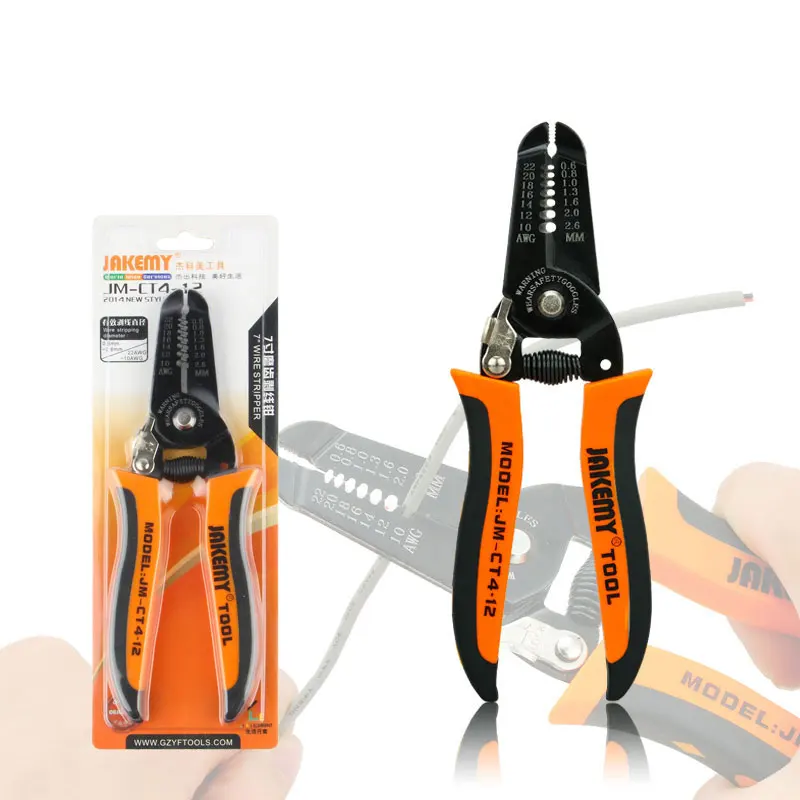 AWG10-22 7'' Crimper Cable Cutter Wire Stripper Pliers Cable Wire Stripper Alloy Steel Automatic Wire Stripper Hand Tools
AWG10-22 7'' Crimper Cable Cutter Wire Stripper Pliers Cable Wire Stripper Alloy Steel Automatic Wire Stripper Hand Tools