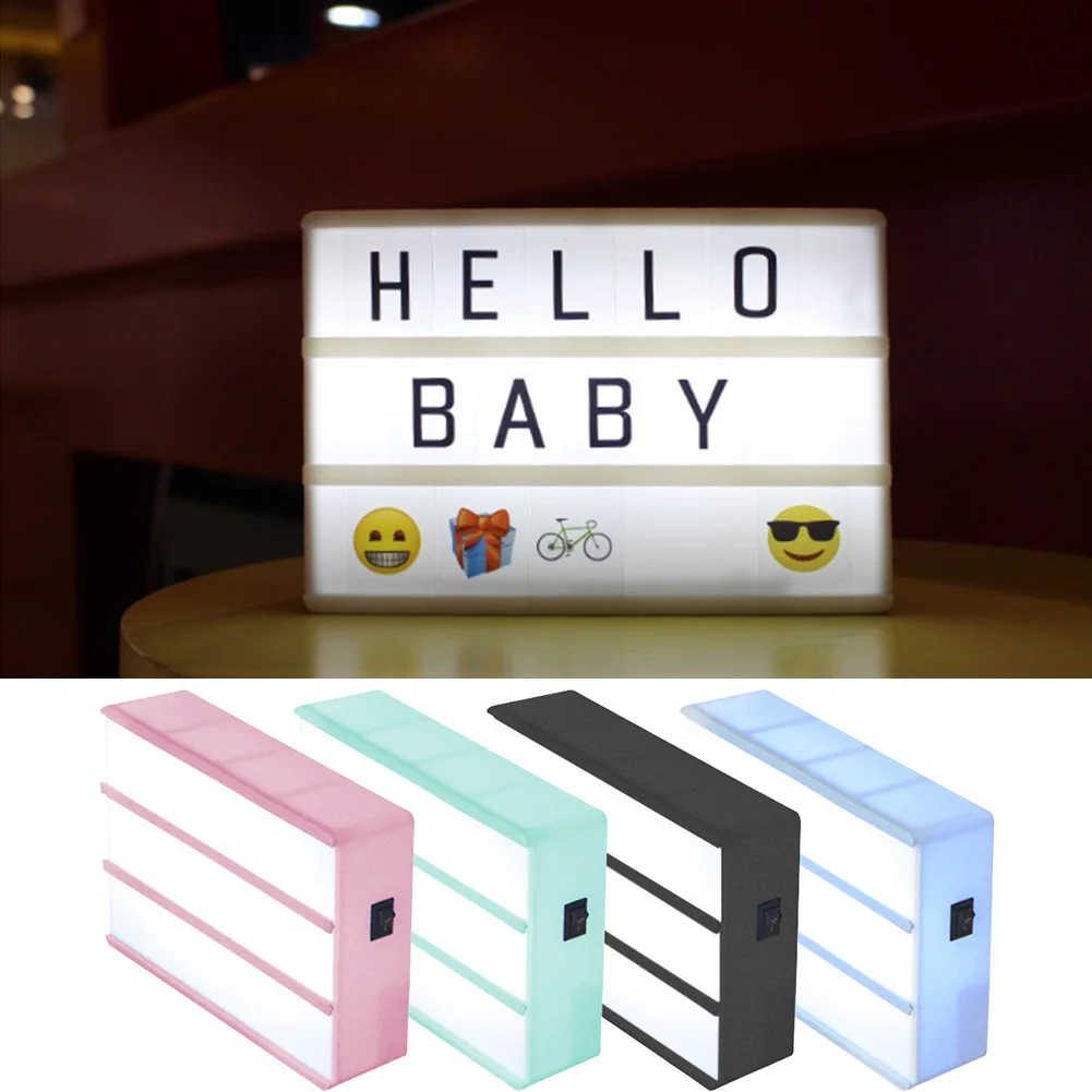 Newest DIY LED Letter Cards Combination Light Box A6 Size USB AA Battery Night Lamp Symbol Card Decoration Lamp Message Board
Newest DIY LED Letter Cards Combination Light Box A6 Size USB AA Battery Night Lamp Symbol Card Decoration Lamp Message Board