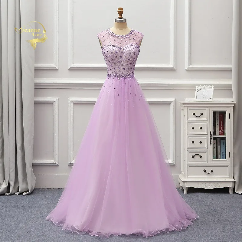 Abendkleider 2020 Lilac Tulle Cut Out Elegant Long Formal Evening Dress Crystal Bead Party Prom Brides Gown Backless Robe Soiree
Abendkleider 2020 Lilac Tulle Cut Out Elegant Long Formal Evening Dress Crystal Bead Party Prom Brides Gown Backless Robe Soiree