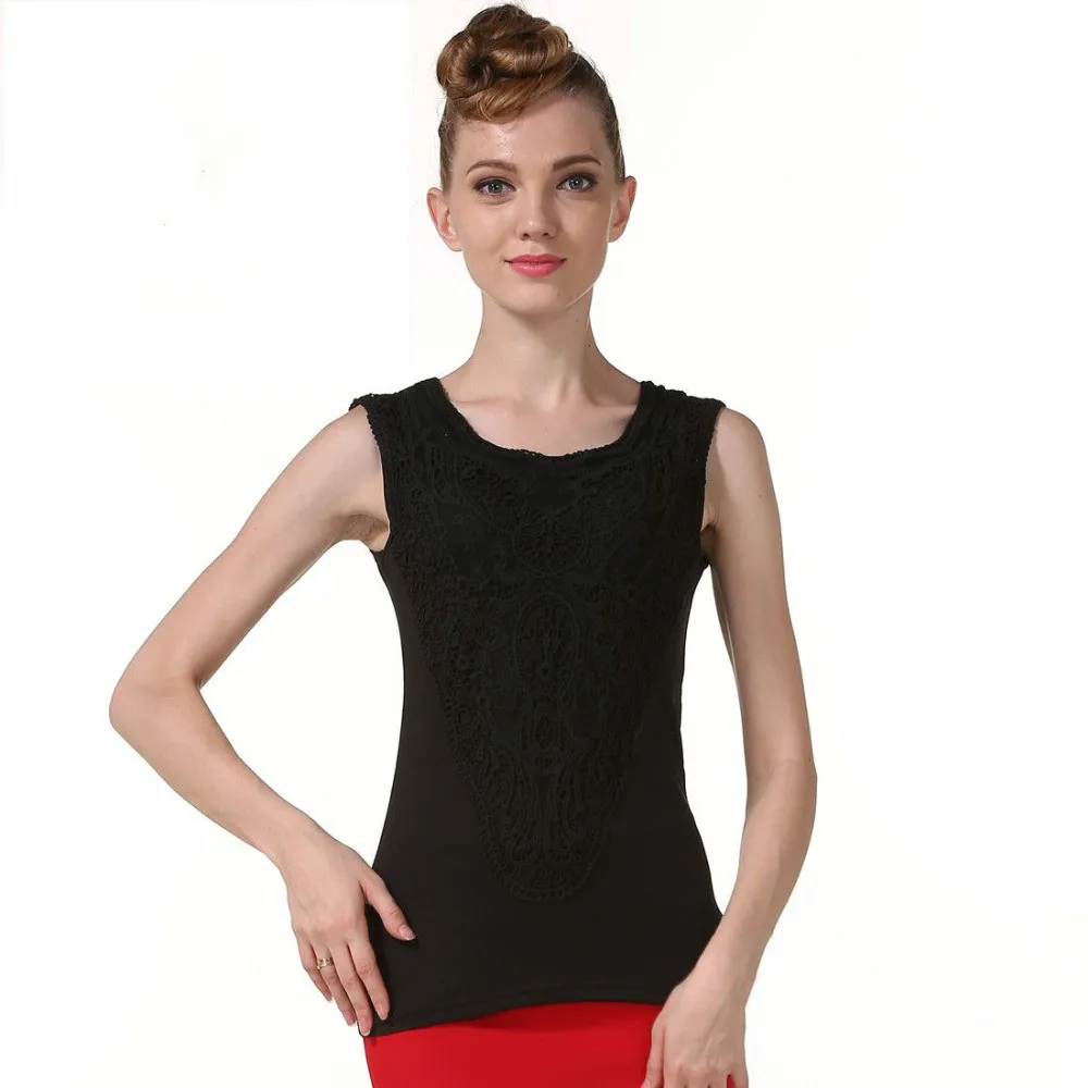 Western Style Fashion New Lace Splicing Stretch Sleeveless Tops Lace Blouse Plus S-3XL
Western Style Fashion New Lace Splicing Stretch Sleeveless Tops Lace Blouse Plus S-3XL