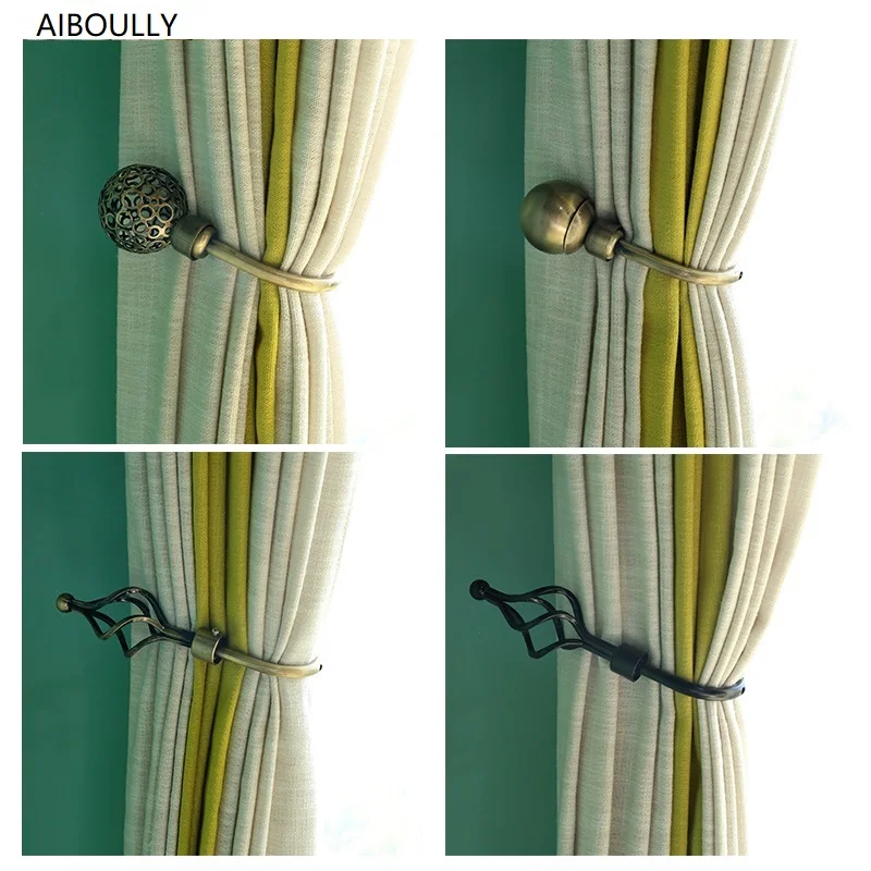 2pcs/set Curtain Tieback Holder Hooks Tie Backs Bedroom Living Curtain Decoration Accessories Holdback Metal Curtain Hooks
2pcs/set Curtain Tieback Holder Hooks Tie Backs Bedroom Living Curtain Decoration Accessories Holdback Metal Curtain Hooks