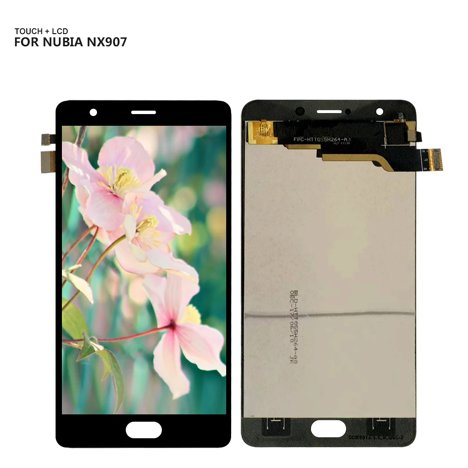 Бесплатная доставка 5 ''для ZTE Nubia M2 Play NX907J дигитайзер сенсорный экран 1920x1080 ЖК