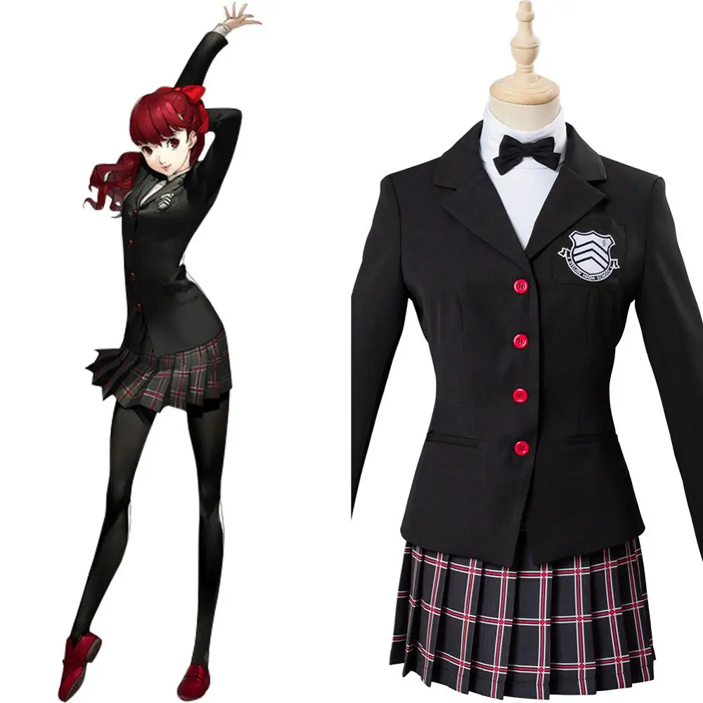 Persona 5 The Royal Yoshizawa Kasumi Cosplay Costume School Uniform Skirt For Girls Women Suit
Persona 5 The Royal Yoshizawa Kasumi Cosplay Costume School Uniform Skirt For Girls Women Suit