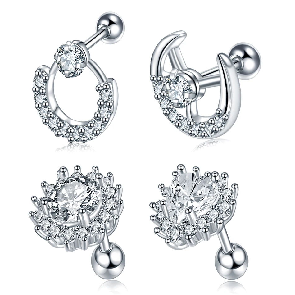1PC CZ Flower Tiny Cartilage Earring Small Cartilage Stud Ear Helix Piercings Conch Earring Tragus Stud Fashion Women Jewelry
1PC CZ Flower Tiny Cartilage Earring Small Cartilage Stud Ear Helix Piercings Conch Earring Tragus Stud Fashion Women Jewelry