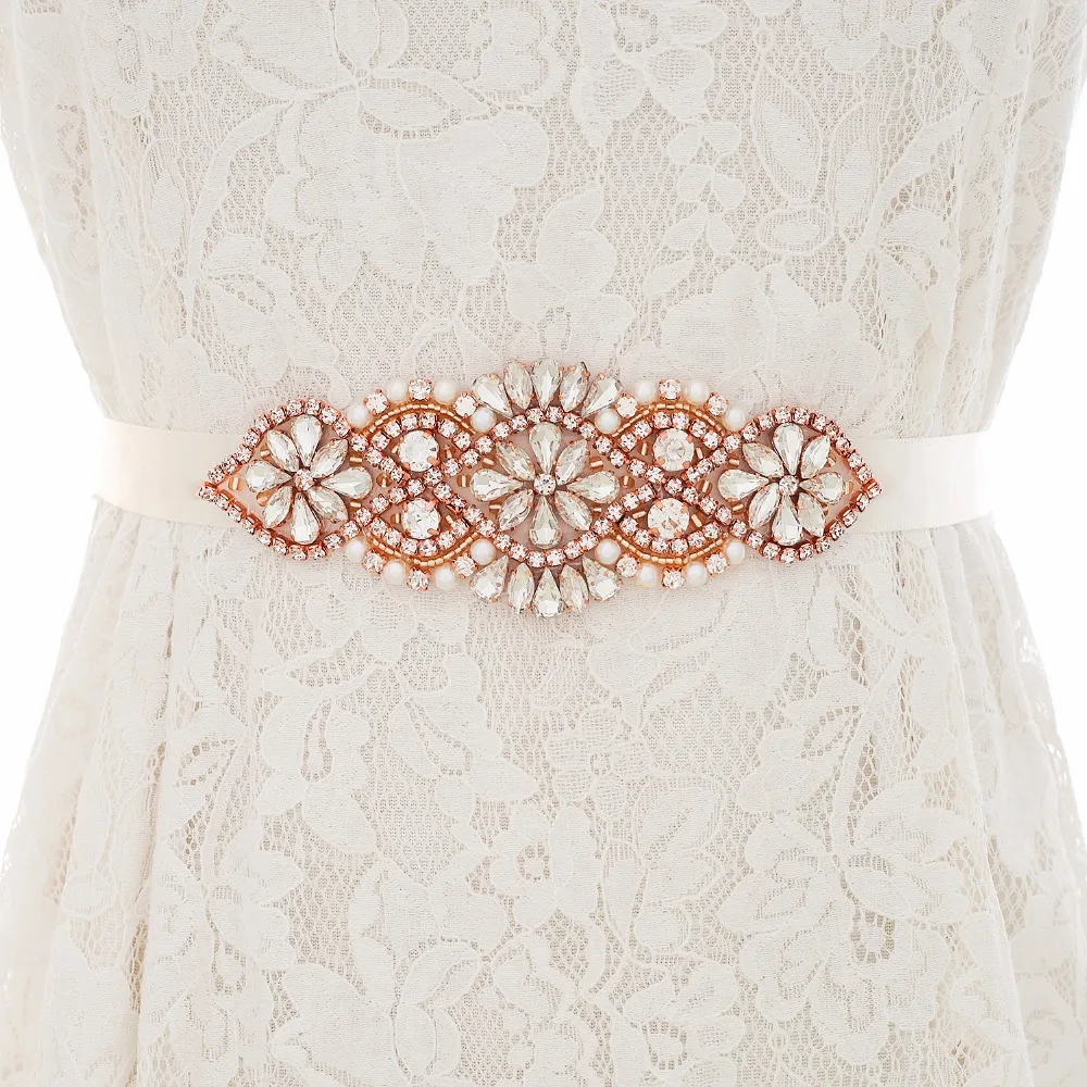 Crystal Wedding Dress Belt Rose Gold Rhinestone Bridal Belt Handmade Pearl Bridesmaid Sash For Bridal Accessories J107RG
Crystal Wedding Dress Belt Rose Gold Rhinestone Bridal Belt Handmade Pearl Bridesmaid Sash For Bridal Accessories J107RG