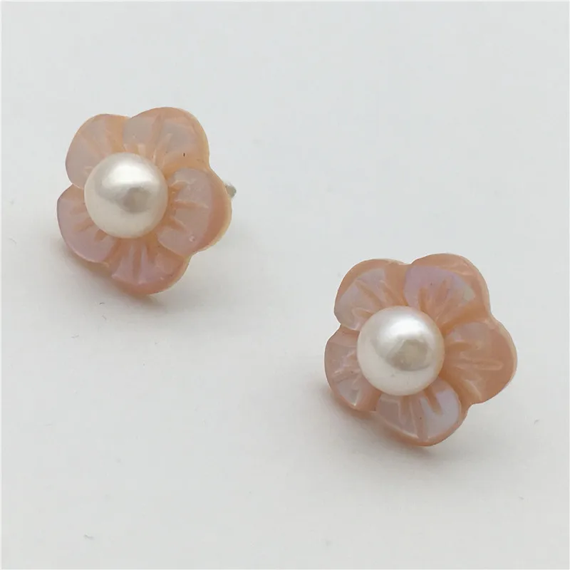new hand carved real pink shell 925 sterling silver flower pearl woman gift fashion Jewelry stud earring ESS2018004
new hand carved real pink shell 925 sterling silver flower pearl woman gift fashion Jewelry stud earring ESS2018004