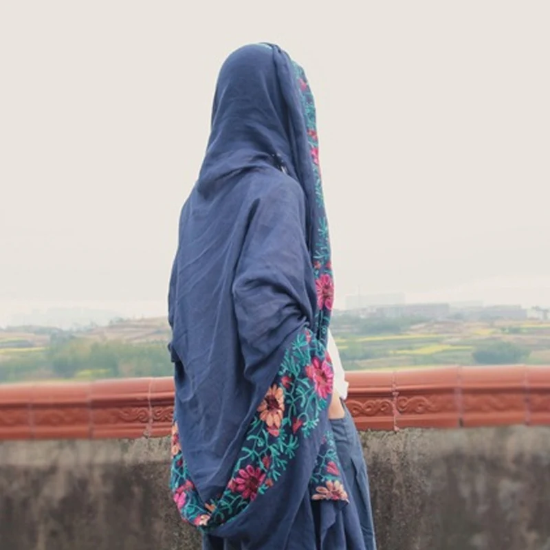Newly Fashion Women Scarf Cotton Hemp Flowers Embroidery Summer Beach Sunscreen Shawls Winter Keep Warm Ladies Girls Scarves m99
Newly Fashion Women Scarf Cotton Hemp Flowers Embroidery Summer Beach Sunscreen Shawls Winter Keep Warm Ladies Girls Scarves m99