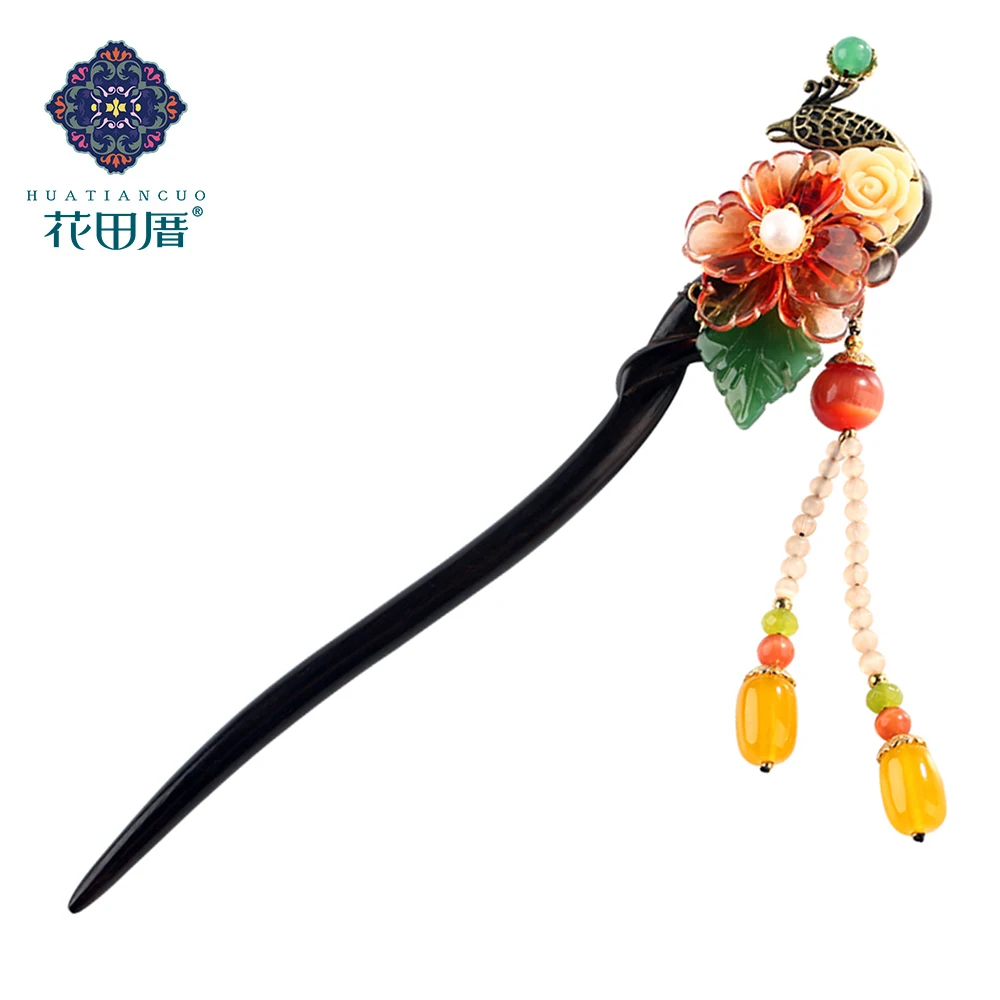 Ethnic Tassel Handmade Hair Sticks Black And Ebony Freshwater Pearl Alloy Phoenix Red Imitation Opal Bead Woman Jewelry FZ-18087
Ethnic Tassel Handmade Hair Sticks Black And Ebony Freshwater Pearl Alloy Phoenix Red Imitation Opal Bead Woman Jewelry FZ-18087