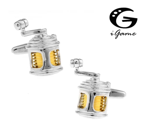 iGame Men Gift Fashion Cuff Links Gold-color Brass Material Novelty Fish Line Design Free Shipping
iGame Men Gift Fashion Cuff Links Gold-color Brass Material Novelty Fish Line Design Free Shipping