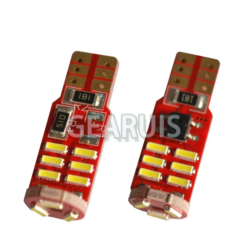 10 шт. T10 Canbus 160MA неполярный 15SMD 501 4014 SMD чип светодиодный автомобильный освещение
