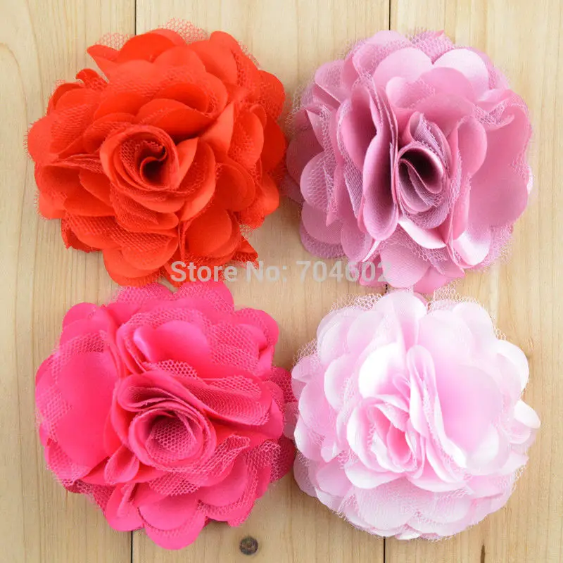 Hot Selling 3" Satin Mesh Silk Flowers without hair clip Accessories Felt flowers Corsage 50pcs/lot Free Shipping F21
Hot Selling 3" Satin Mesh Silk Flowers without hair clip Accessories Felt flowers Corsage 50pcs/lot Free Shipping F21