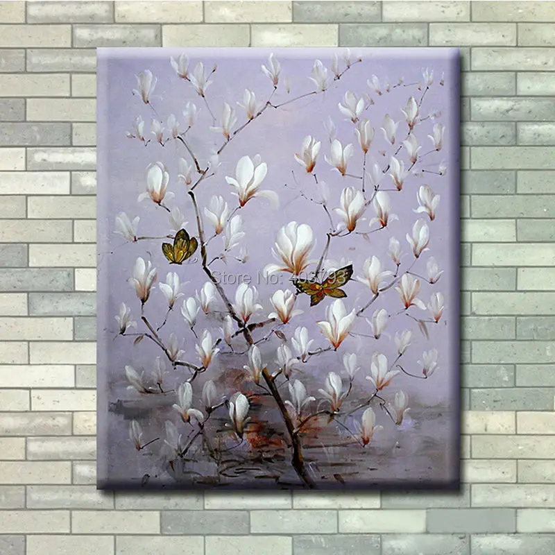 Pure Hand-painted Oil Painting On Canvas Magnolia Flowers Wall Art Modern Decoration Painting The Living Room Hangs A Picture
Pure Hand-painted Oil Painting On Canvas Magnolia Flowers Wall Art Modern Decoration Painting The Living Room Hangs A Picture