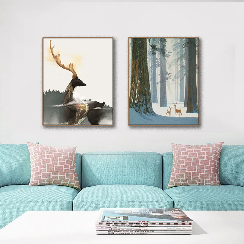 Laeacco Elk Simplicity Nordic Decoration Canvas Prints Pictures Poster Oil Paintings For Bedroom Living Room Home Wall Decor Art
Laeacco Elk Simplicity Nordic Decoration Canvas Prints Pictures Poster Oil Paintings For Bedroom Living Room Home Wall Decor Art
