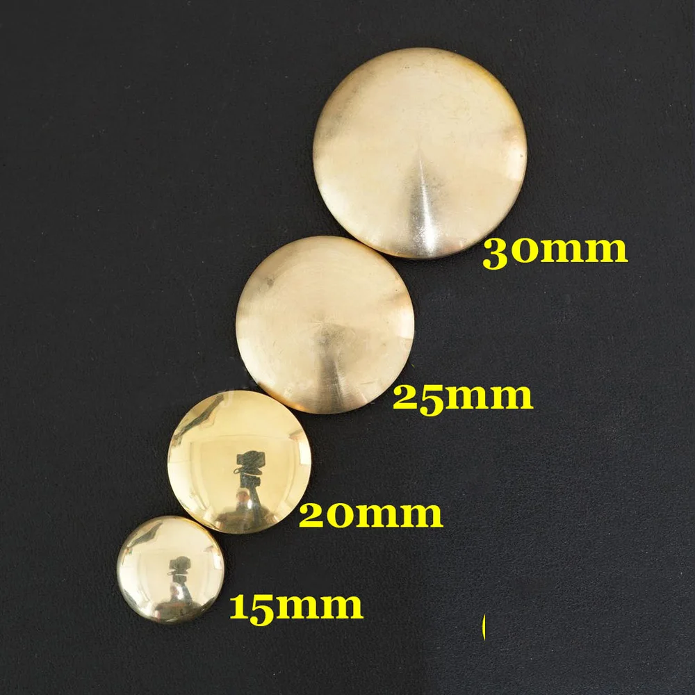 DIY leather craft solid brass round cake shape wallet decoration screws rivet button 10pcs/lot
DIY leather craft solid brass round cake shape wallet decoration screws rivet button 10pcs/lot