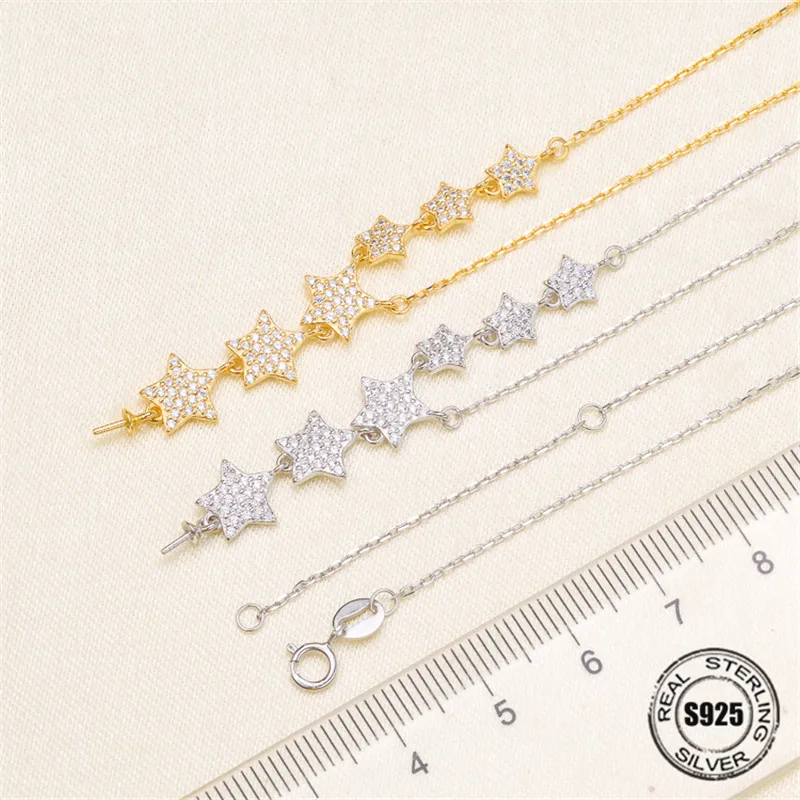 Necklace Pendant Findings S925 Sterling Silver Necklace Chain Settings Jewelry Parts Fittings Jewelry Making Charm Accessories
Necklace Pendant Findings S925 Sterling Silver Necklace Chain Settings Jewelry Parts Fittings Jewelry Making Charm Accessories