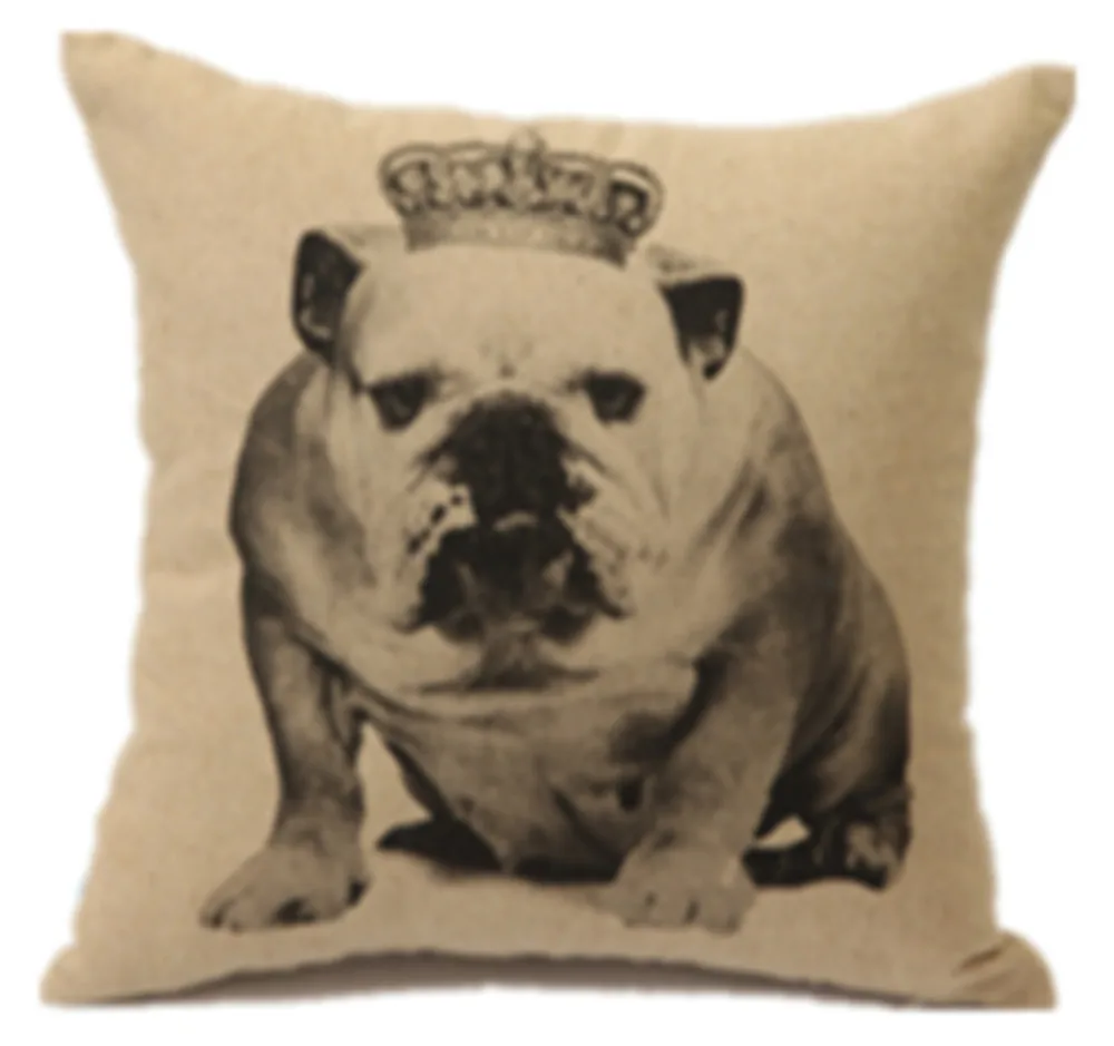New Vintage Bulldog With Crown Fashion Art Classic Decorative Car Sofa Home Pillow Case Cushion Cover Throw Sham
New Vintage Bulldog With Crown Fashion Art Classic Decorative Car Sofa Home Pillow Case Cushion Cover Throw Sham