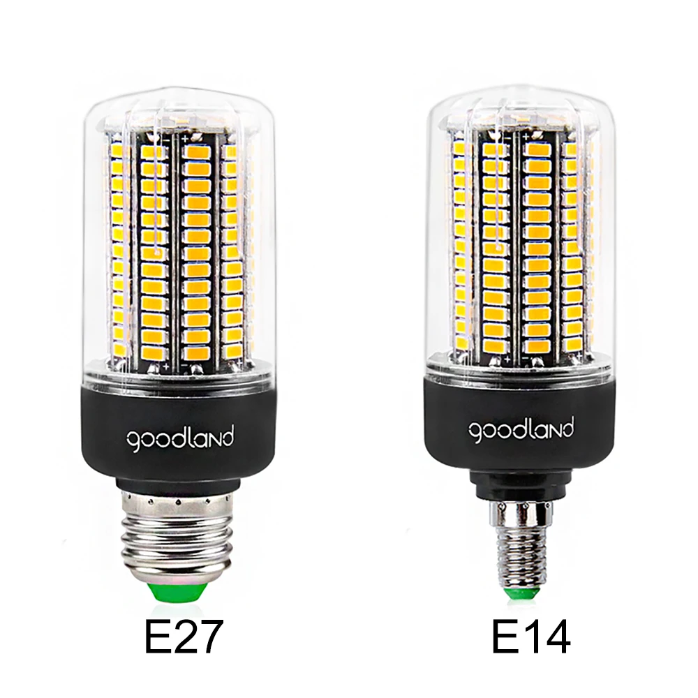 E27 светодиодный светильник E14 SMD5736 лампы AC 110V 220V свет кукурузы 3 5 Вт 7 9 12 15 20 хит