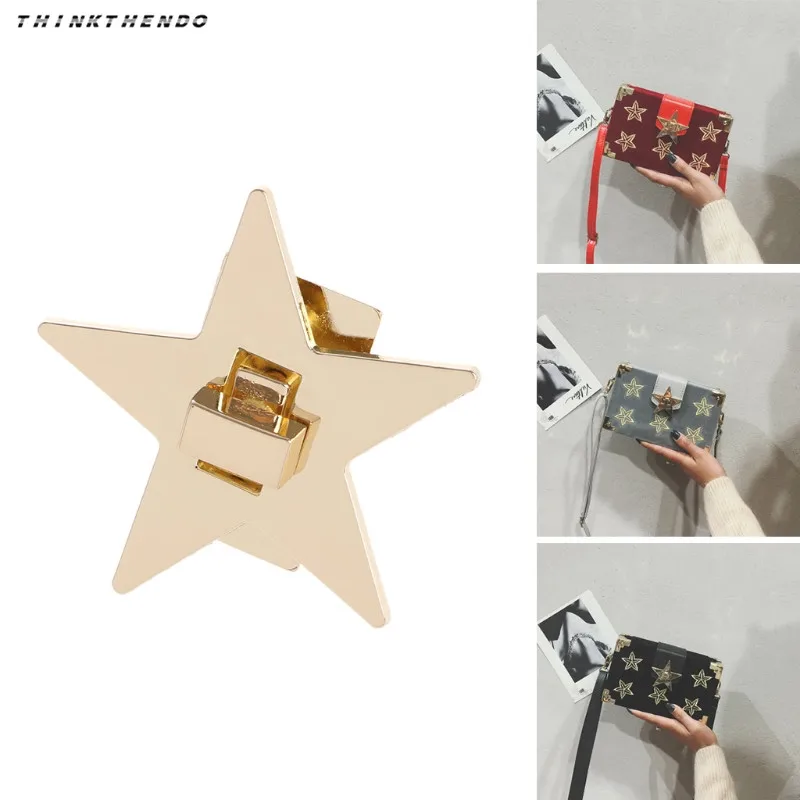 THINKTHENDO Fashion New Women Star Metal DIY Clasp Turn Twist Lock For Shoulder Bag Handbag Purse Accessories High Quality
THINKTHENDO Fashion New Women Star Metal DIY Clasp Turn Twist Lock For Shoulder Bag Handbag Purse Accessories High Quality